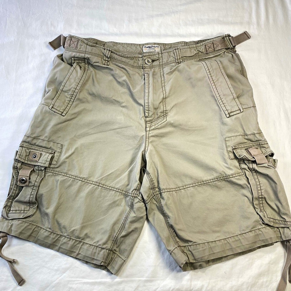 Tommy Bahama Cargo Shorts Men's 38 Khaki Island Crafted 100% Cotton